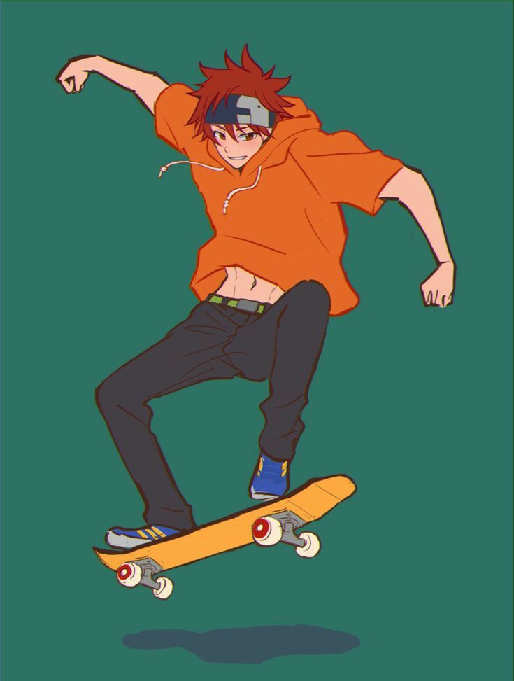 reki kyan skate boarding art