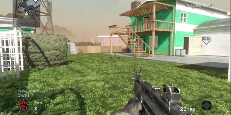 Nuketown call of duty game cold war map